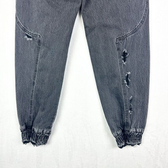 Retrofete Miriam Pant Jeans Size 29 NEW Onyx High Rise Balloon Leg Cotton - Picture 8 of 12